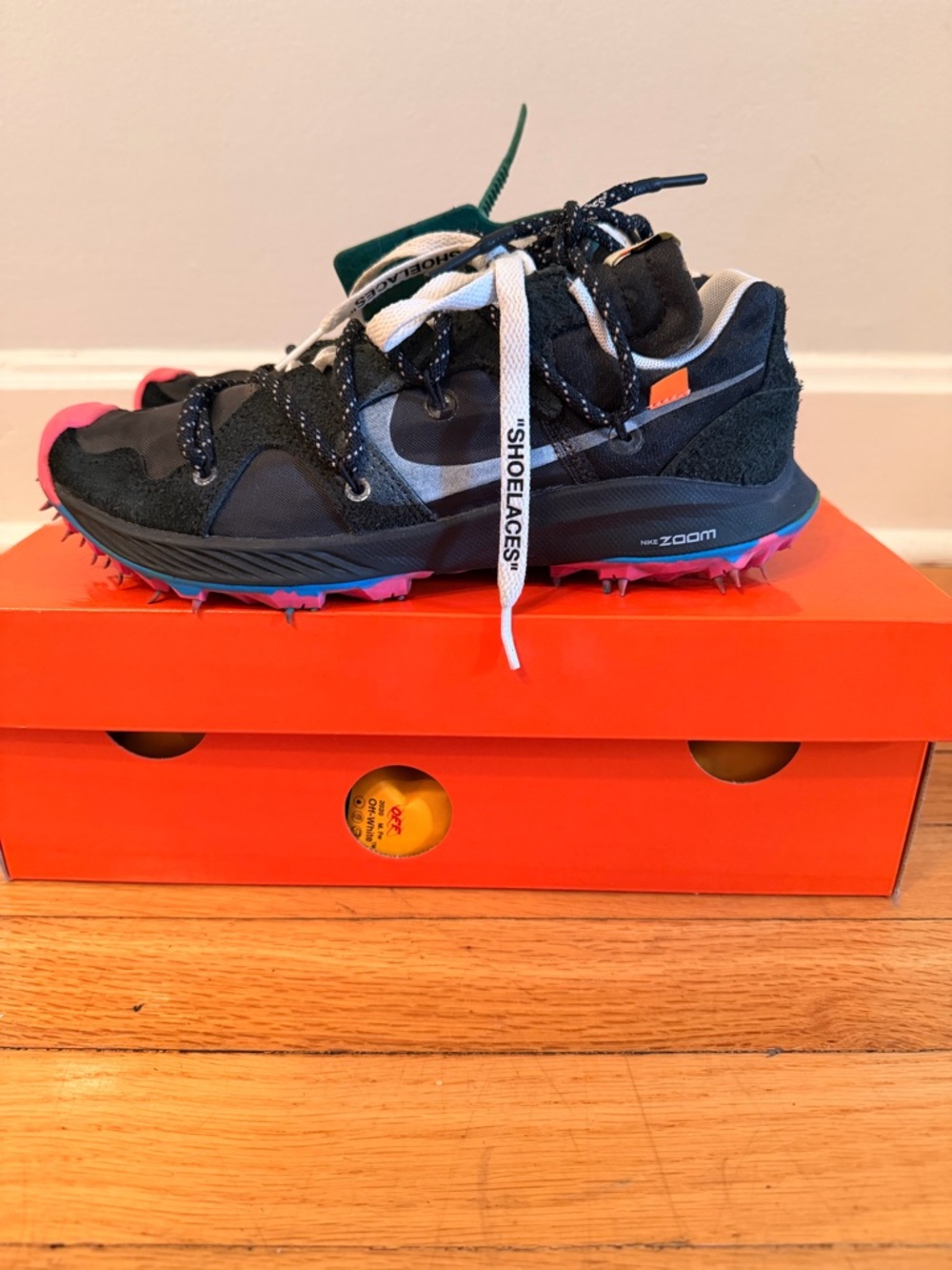 Women’s  Nike Zoom Terra Kiger 5 x Off-White collaboration size 7.5w